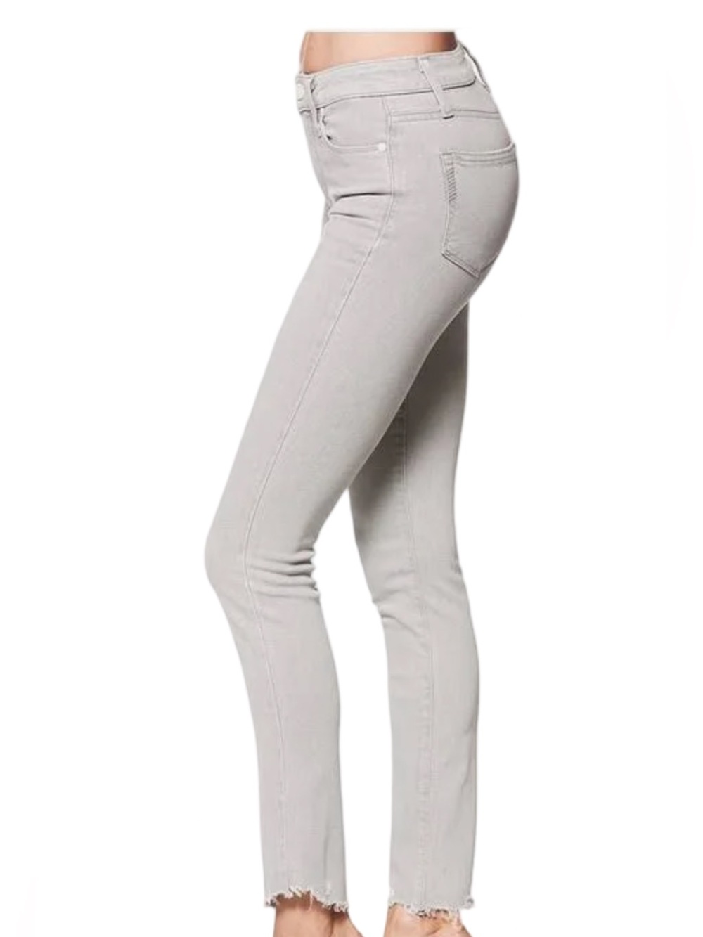 PAIGE Hoxton Ankle Peg Gray Jeans Size 28 Stretch Denim